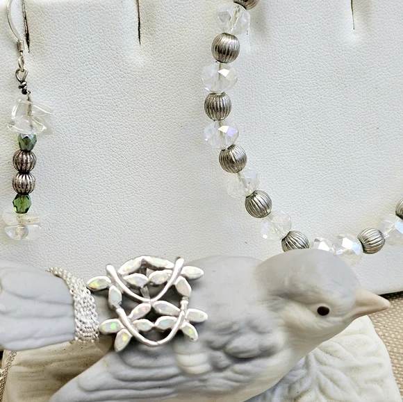 SET! ALL 925 Dragonfly Necklace with 925 Bead Bracelet and 925 Earrings SET! - Picture 6 of 16